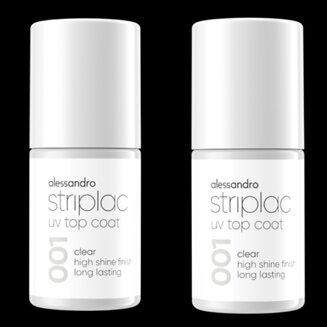 Striplac  topcoat 2x6.5ml Gel Nagellak duo