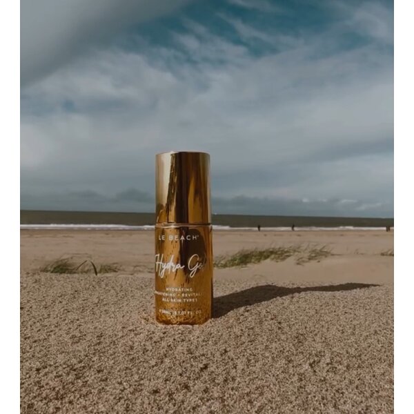 Le Beach Hydra Gold  - de meest heerlijke hydraterende dagverzorging voor gezicht en hoofdhuid.30ml
