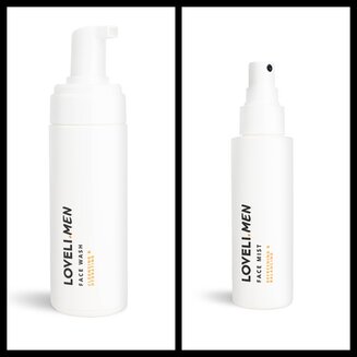 Reinigungsset für Männer: Waschgel + Gesichtsspray