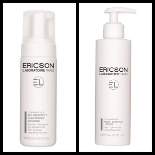 Ericson Laboratoire Fundamentals Aqua Source DUO Schaum und Lotion