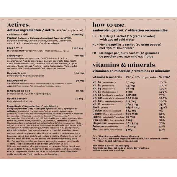 Eclat.  Marine Collagen Booster tropical met Vit D cadeau