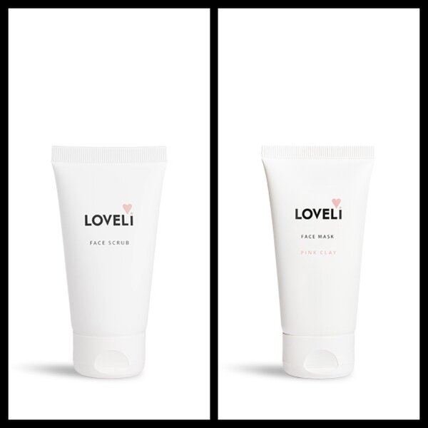 Loveli Face Mask & Face Scrub voordeelset 2x 50ml