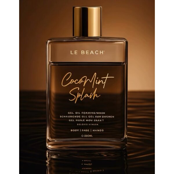 Le Beach Coco Mint Splash Oil in gel wash
