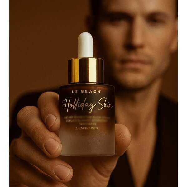 Le Beach Holliday Skin Tropfen – getönte Tropfen für einen schönen, natürlichen Glow – auch perfekt für unreine, fettige Haut 30 ml