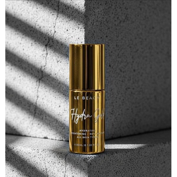 Le Beach Hydra Gold  - de meest heerlijke hydraterende dagverzorging voor gezicht en hoofdhuid.30ml