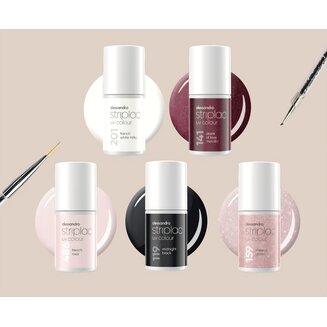 Striplac UV Colour  Set The Nail Art Lover 7ps