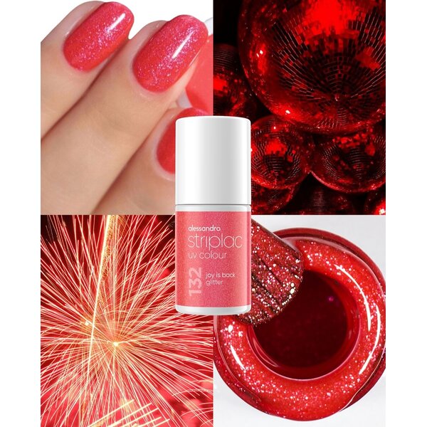 Alessandro Striplac UV Colour 132 Joy is Back Glitter 6.5ml