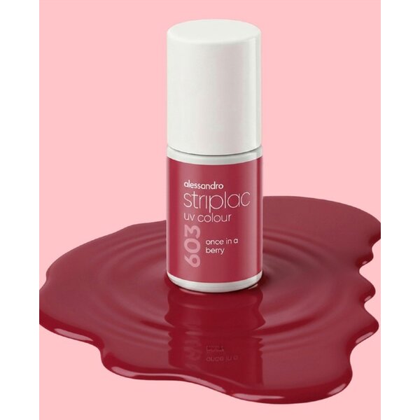 Alessandro Striplac UV Colour  Kiss Me 603 Once in a Berry