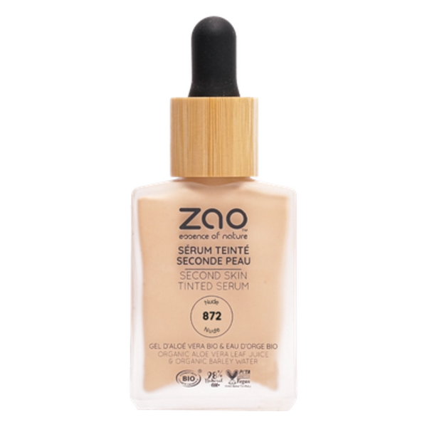 ZAO Skincare & Make-up  Second Skin Tinted serum  - serum foundation 872 - 30ml