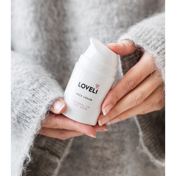 Loveli Face Cream - gezichtscreme voor de normaal tot droge huid 50ml
