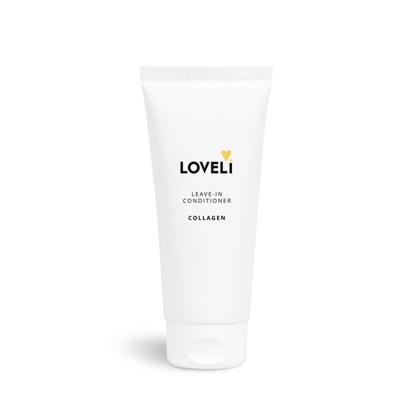 Loveli Leave-in-Conditioner mit Kollagen – lass diesen Conditioner nach dem Waschen einfach im Haar einwirken, und schon nach ein paar Tagen sieht dein Haar deutlich besser aus! Conditioner mit Kollagen  100 ml