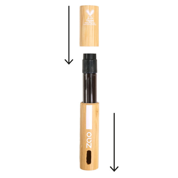 ZAO Skincare & Make-up  Waterproof mascara No Drama zwart  250 - PFAS vrije waterproof mascara  7ml