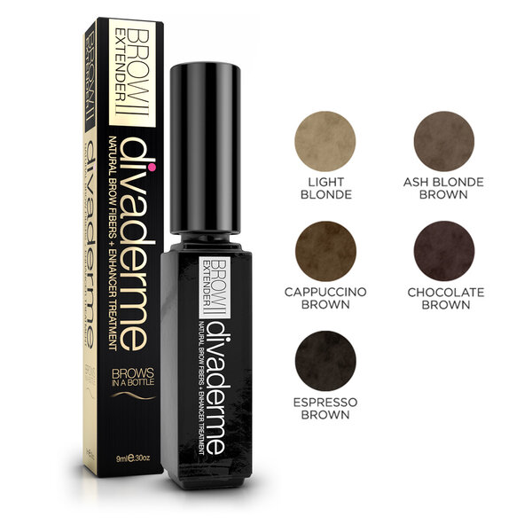 Divaderme  Brow extender Light Blond  wenkbrauw poeder  9gr