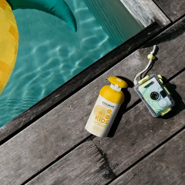 Little Urcrin Natuurlijke Zonnebrand  For Kids Natural Clear Zink SPF 50 - pomp  300ml