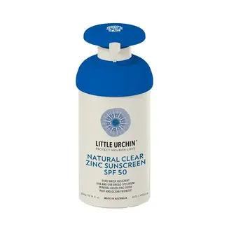 Natürliche Sonnencreme  Natural Clear Zink LSF 50  Pumpflasche 300 ml
