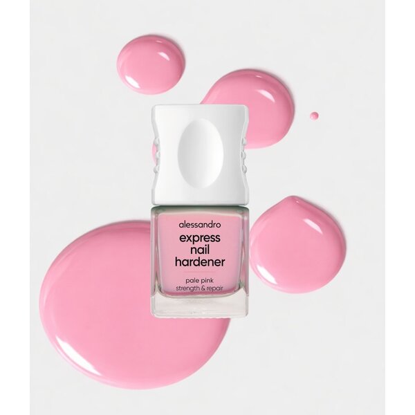 Alessandro Express Nagelhärter Pale Pink 019 – farbiger Nagelhärter für kräftige Nägel  10 ml