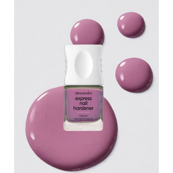 Alessandro Express Nagelverharder Mauve 018 - gekleurde nagelverharder voor stevige nagels 10ml