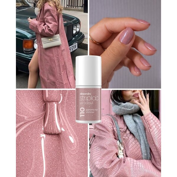 Alessandro Striplac UV Colour 110 Panamahut Shimmer 6.5ml