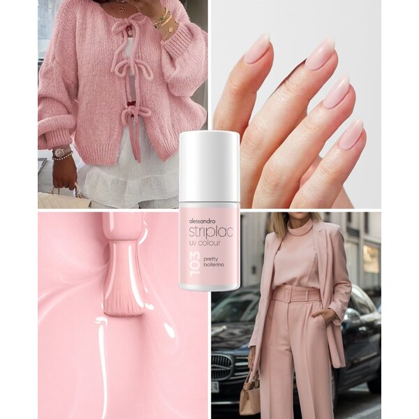 Alessandro Striplac UV Colour 103 Pretty Ballerina Nagellak 6.5ml