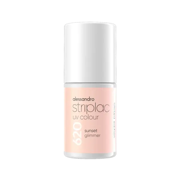 Alessandro Striplac UV Colour  Sunset Glow Sunset Glimmer Shimmer 620 - 6.5ml