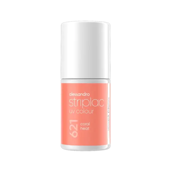 Alessandro Striplac UV Colour  Sunset Glow Coral Heat 621 - 6.5ml