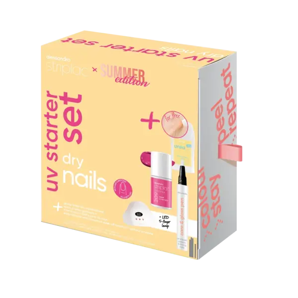 Alessandro Striplac UV Colour Startersset  Summer edition Dry Nails