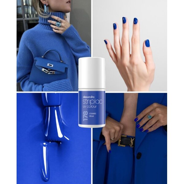 Alessandro Striplac UV Colour 178 Classic Blue 6.5ml