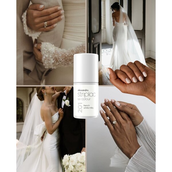 Alessandro Striplac UV Colour 201 French White Milky 6.5ml
