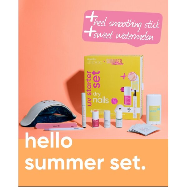 Alessandro Striplac UV Colour Startersset  Summer edition Dry Nails