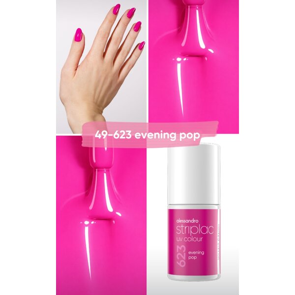 Alessandro Striplac UV Colour Sunset Glow Evening Pop 623 – 6,5 ml