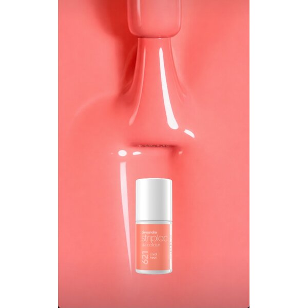Alessandro Striplac UV Colour Sunset Glow Coral Heat 621 – 6,5 ml