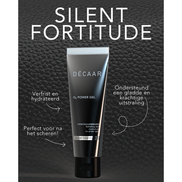 Decaar  Silent Fortitude O2 Power gel  - hydraterende, verfrissendem kalmerende, niet vette verzorging voor mannen 50ml