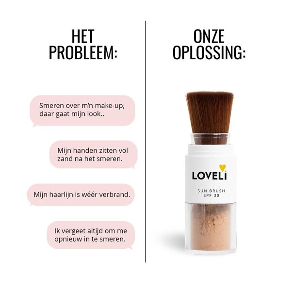 Loveli Zonnebrand  powder brush