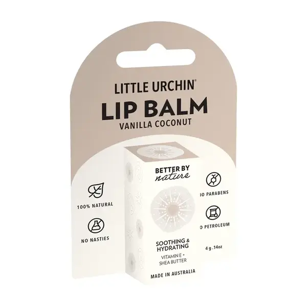 Little Urcrin Natural Lipbalm stick Vanille/Coconut  4gr