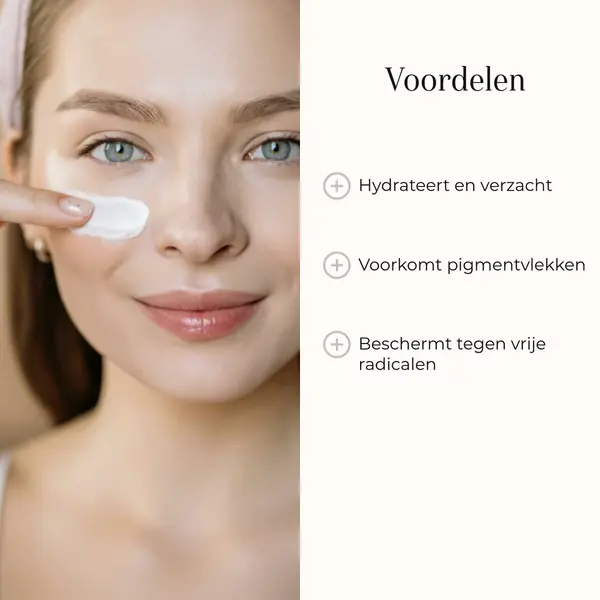 Darling suncare Glowy Screen  zonnebrand voor het gezicht SPF 50+ 40ml - zonbescherming - geeft een mo oie glans op de huid
