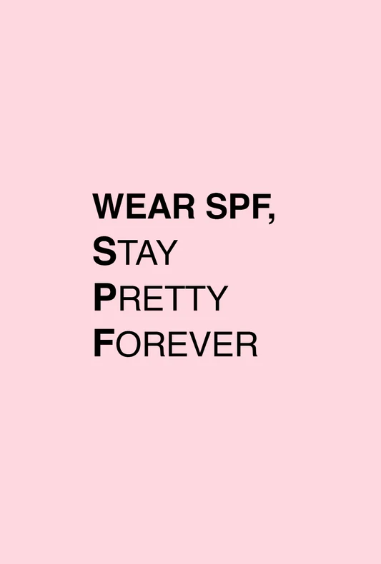 Hi darling, Wear SPF en stay pretty forever!