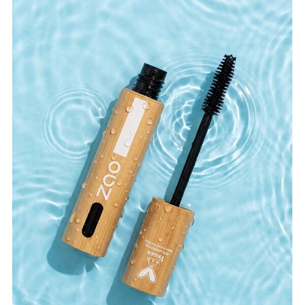 ZAO Skincare & Make-up  Wasserfeste Mascara „No Drama“ schwarz  250 – PFAS-freie wasserfeste Mascara  7 ml