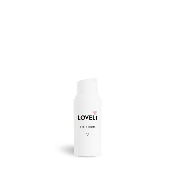 Loveli Eye serum 5ml miniatuur - travelsize oogcreme tegen kringen wallen en rimpeltjes 15ml - Copy