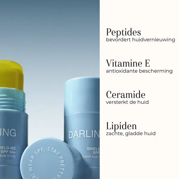 Darling suncare Shield-Me SPF 50+ - Clear Sun stick 17gr - zonbescherming, zonnebrand-stick-hoge beschermingsfactor