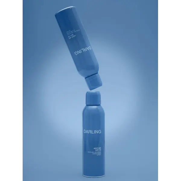 Darling suncare Mist Me- SPF 50 - 150ml Cooling Invisible sunspray-verkoelende transparante  zonnebrand - zonbescherming - in sprayvorm - transparant - licht gewicht - geen witte waas - hydraterend en verfrissend 150ml