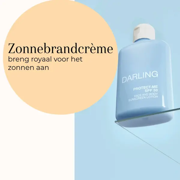 Darling suncare Protect-Me Gesichts- und Körper-Sonnenschutzlotion  LSF 50 – 150 ml   Sonnencreme – Sonnenschutz – leicht – kein weißer Film – feuchtigkeitsspendend – leicht – klebt nicht 150 ml