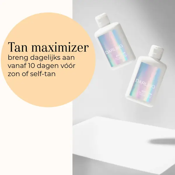Darling suncare Boost-Me 150 ml Bräunungsaktivator für Gesicht und Körper – Pre-Tan – aktiviert den Bräunungsprozess – schnellere Bräunung