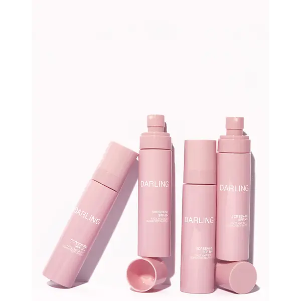 Darling suncare Screen-Me Spray SPF 50 zonnebrand - zonbescherming - in sprayvorm - transparant - licht gewicht - geen witte waas - hydraterend en verfrissend 150ml