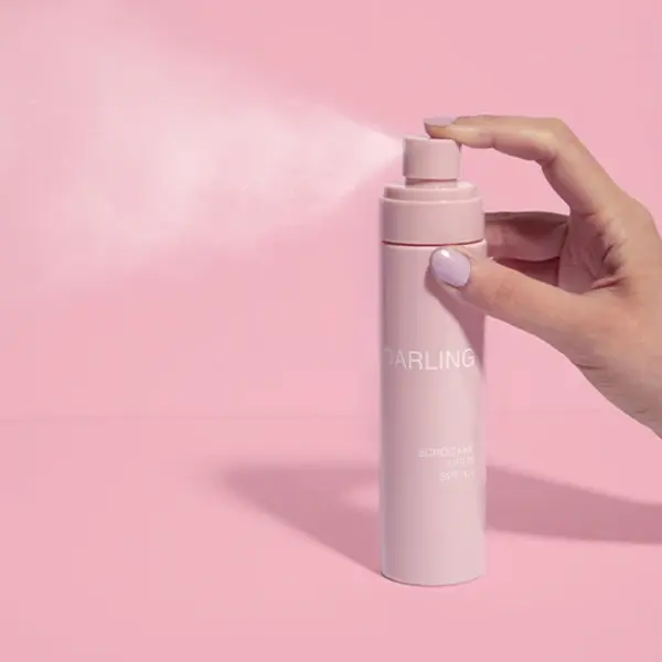 Darling suncare Screen-Me Spray SPF 50 Sonnencreme – Sonnenschutz – als Spray – transparent – leicht – hinterlässt keinen weißen Film – feuchtigkeitsspendend und erfrischend 150 ml