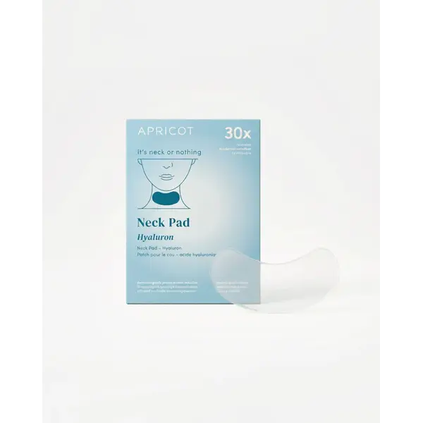 Apricot Beauty Neck Pad Hyaluron  - verzachtende anti-rimpelpads voor hals en nek 30st