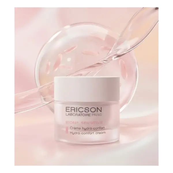 Ericson Laboratoire BIOM+ Sensitive Hydra Comfort Cream - hydraterende creme voor een droge huid met roodheid - bij couperose of rosacea - vermindert roodheid - kalmeert 50ml