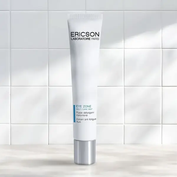 Ericson Laboratoire Eye Zone Instant Anti-Fatique Fluid – Anti-Müdigkeits-Augencreme – gegen Tränensäcke und Falten rund um die Augen, 15 ml