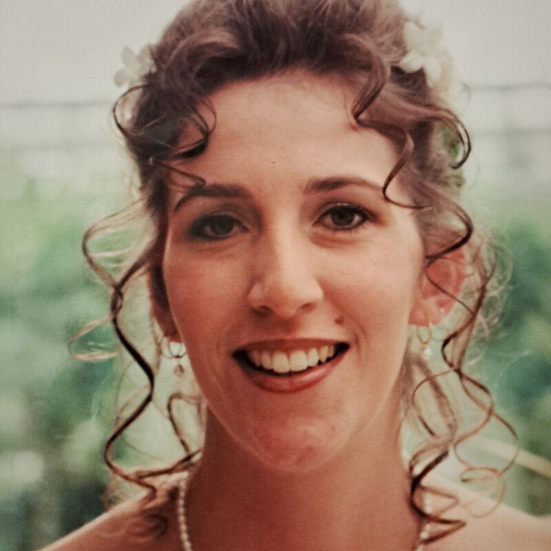 Der Make-up-Look, den ich an meinem Hochzeitstag trug.
