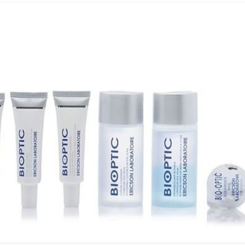Falten und Tränensäcke um die Augen; Bioptic