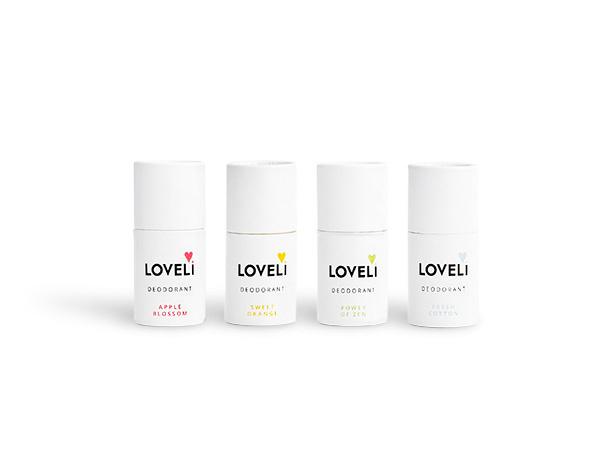 Loveli Deodorant Kokosnuss und Gurke mit Aloe Vera im Mini-Format!